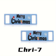 FnLune Christmas Old Man Elk Shoelaces Buckle Shoe Decorations Sneaker - FnLune