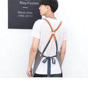 FnLune Coffee Shop Hair Stylist Leather Apron Hair Salon Cape Barber - FnLune