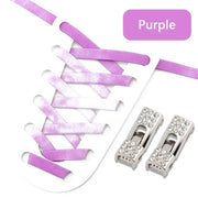 FnLune Colorful buckle No Tie Shoelaces Adults Kids - FnLune