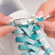 FnLune Colorful buckle No Tie Shoelaces Adults Kids - FnLune