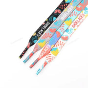 FnLune Colorful Fruit Shoelaces for Sneakers Fabric Flat Shoe laces - FnLune