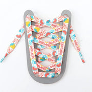 FnLune Colorful Fruit Shoelaces for Sneakers Fabric Flat Shoe laces - FnLune