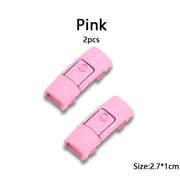 FnLune Colorful Metal Shoelace Clip Press buckle Shoelaces Press Lock Shoes Accessories AF1 Sneakers Kits Metal Laces Tip - FnLune