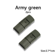 FnLune Colorful Metal Shoelace Clip Press buckle Shoelaces Press Lock Shoes Accessories AF1 Sneakers Kits Metal Laces Tip - FnLune