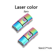 FnLune Colorful Metal Shoelace Clip Press buckle Shoelaces Press Lock Shoes Accessories AF1 Sneakers Kits Metal Laces Tip - FnLune