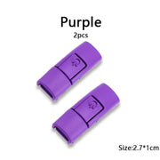 FnLune Colorful Metal Shoelace Clip Press buckle Shoelaces Press Lock Shoes Accessories AF1 Sneakers Kits Metal Laces Tip - FnLune