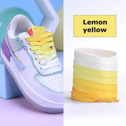 FnLune Colorful Shoelaces Candy Gradient Party Camping Boots Shoe Laces - FnLune