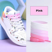 FnLune Colorful Shoelaces Candy Gradient Party Camping Boots Shoe Laces - FnLune