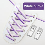 FnLune Colourful Elastic Laces Sneakers New Lock Shoelaces without ties - FnLune