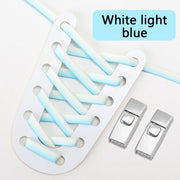 FnLune Colourful Elastic Laces Sneakers New Lock Shoelaces without ties - FnLune