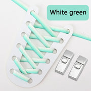 FnLune Colourful Elastic Laces Sneakers New Lock Shoelaces without ties - FnLune