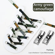 FnLune Cross Lock Shoelaces Without ties Rainbow Elastic Lace - FnLune