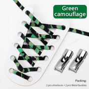 FnLune Cross Lock Shoelaces Without ties Rainbow Elastic Lace - FnLune