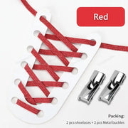 FnLune Cross Lock Shoelaces Without ties Rainbow Elastic Lace - FnLune