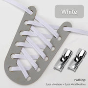 FnLune Cross Lock Shoelaces Without ties Rainbow Elastic Lace - FnLune