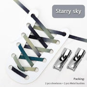 FnLune Cross Lock Shoelaces Without ties Rainbow Elastic Lace - FnLune