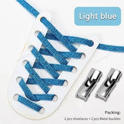 FnLune Cross Lock Shoelaces Without ties Rainbow Elastic Lace - FnLune