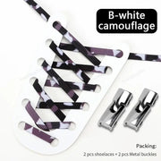 FnLune Cross Lock Shoelaces Without ties Rainbow Elastic Lace - FnLune