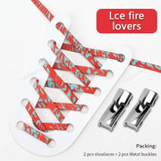 FnLune Cross Lock Shoelaces Without ties Rainbow Elastic Lace - FnLune