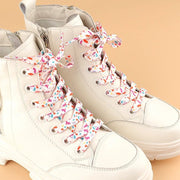 FnLune Dragon Tiger Leopard Snake 3 Colors Fashion Colorful Shoelaces Creative Unisex Flat Canvas Sneakers Shoes Laces Shoes Strings - FnLune