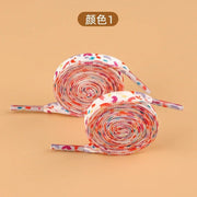 FnLune Dragon Tiger Leopard Snake 3 Colors Fashion Colorful Shoelaces Creative Unisex Flat Canvas Sneakers Shoes Laces Shoes Strings - FnLune