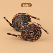 FnLune Dragon Tiger Leopard Snake 3 Colors Fashion Colorful Shoelaces Creative Unisex Flat Canvas Sneakers Shoes Laces Shoes Strings - FnLune