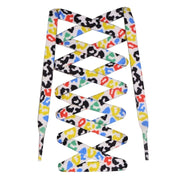 FnLune Dragon Tiger Leopard Snake Fashion Colorful Shoelaces - FnLune