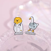 FnLune Duck Puppy Doctor Brooch - FnLune