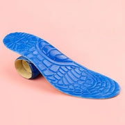 FnLune Elastic Gel Sports Insole Suede Soft Shock - absorbing Nonslip Arch Support Cut - out Full Palm Insole Memory Foam Foot Correction - FnLune