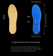 FnLune Elastic Gel Sports Insole Suede Soft Shock - absorbing Nonslip Arch Support Cut - out Full Palm Insole Memory Foam Foot Correction - FnLune