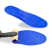 FnLune Elastic Gel Sports Insole Suede Soft Shock - absorbing Nonslip Arch Support Cut - out Full Palm Insole Memory Foam Foot Correction - FnLune