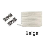 FnLune Elastic Laces Diamond Cross Locks Shoelaces Without tie - FnLune