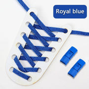 FnLune Elastic Laces Sneakers Colorful Press Lock Shoe laces without ties - FnLune