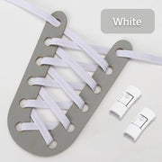 FnLune Elastic Laces Sneakers Colorful Press Lock Shoe laces without ties - FnLune