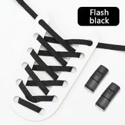 FnLune Elastic Laces Sneakers Colorful Press Lock Shoe laces without ties - FnLune
