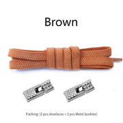 FnLune Elastic Laces Sneakers Diamond Cross Locks Shoelaces Without ties - FnLune