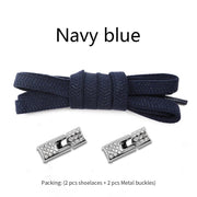 FnLune Elastic Laces Sneakers Diamond Cross Locks Shoelaces Without ties - FnLune