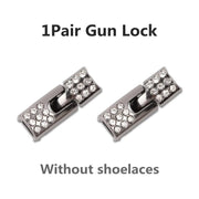 FnLune Elastic Laces Sneakers Diamond Cross Locks Shoelaces Without ties - FnLune