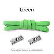 FnLune Elastic Laces Sneakers Diamond Cross Locks Shoelaces Without ties - FnLune