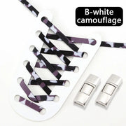 FnLune Elastic laces Sneakers Lock Shoe laces without ties Kids Adult Flat No Tie Shoelaces Rainbow Glitter Shoelace Shoes Accessories - FnLune