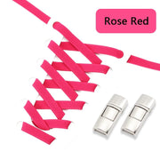 FnLune Elastic Laces Sneakers Press Lock Shoelaces Without Ties - FnLune