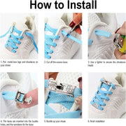 FnLune Elastic No Tie Flat Shoe - FnLune