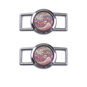 FnLune Exclusive Mold Glitter Gems Shoelaces Buckle Shoes Decorations Sneaker Kits Metal Lace Buckle Stylish AF1 Iron Buckle - FnLune