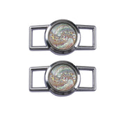 FnLune Exclusive Mold Glitter Gems Shoelaces Buckle Shoes Decorations Sneaker Kits Metal Lace Buckle Stylish AF1 Iron Buckle - FnLune