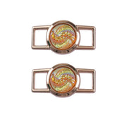 FnLune Exclusive Mold Glitter Gems Shoelaces Buckle Shoes Decorations Sneaker Kits Metal Lace Buckle Stylish AF1 Iron Buckle - FnLune