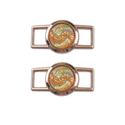 FnLune Exclusive Mold Glitter Gems Shoelaces Buckle Shoes Decorations Sneaker Kits Metal Lace Buckle Stylish AF1 Iron Buckle - FnLune