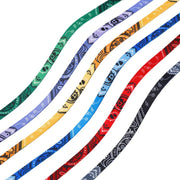 FnLune Fashion Colorful Shoelaces Creative Unisex Flat Canvas Sneakers AF1 Flat Shoes Laces - FnLune