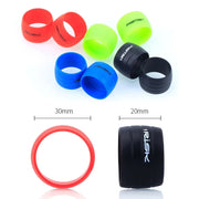 FnLune FnLune 1 Pair Bicycle Handlebar Tape Fixing Loops Road Bike Handle Grip Wrap Holding Silicone Rings Cycling Fixed Sleeve Collar - FnLune