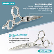 FnLune FnLune 6.0 6.8inch tungsten steel Hair scissors - FnLune