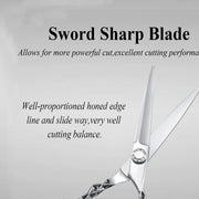 FnLune FnLune 6.0 Right Left Hadn Professional Hair Salon Scissors Cut Barber Tools - FnLune